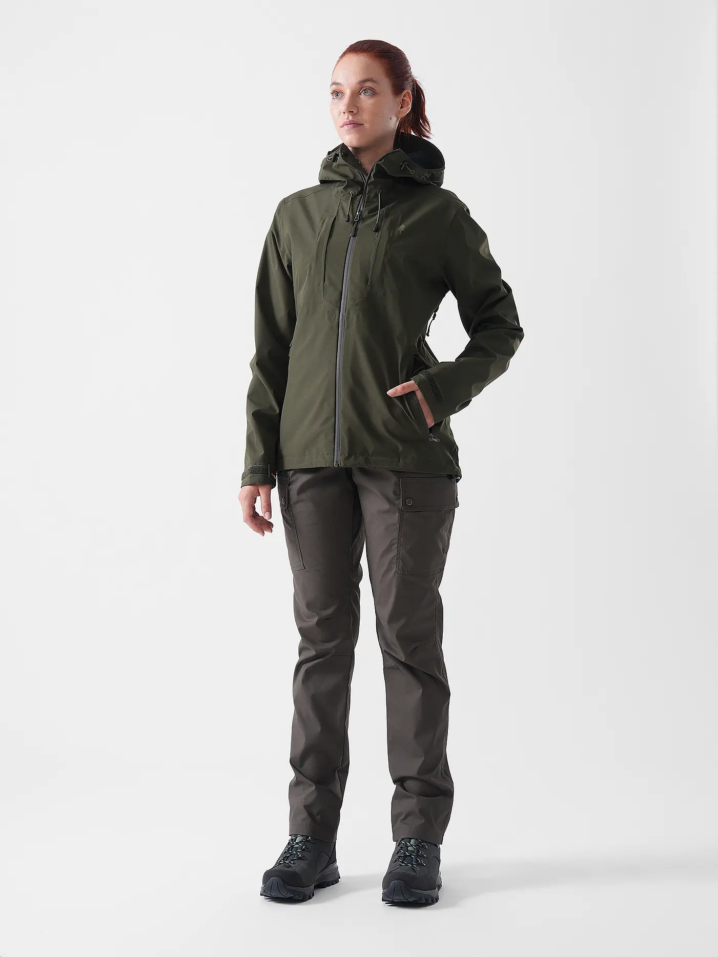PINEWOOD | Damen Wanderjacke Abisko 3L Hoodie | 